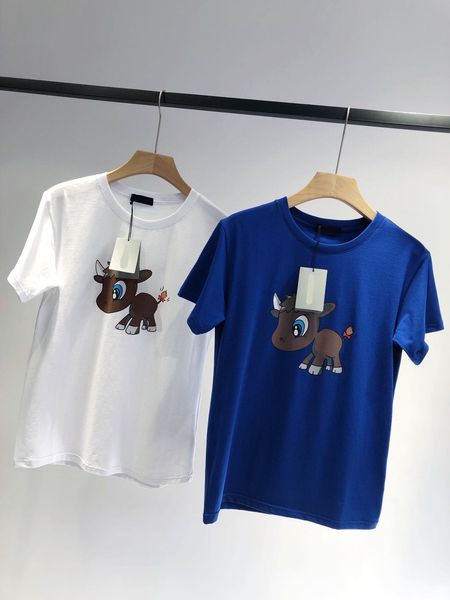 design clothing spring / summer 21 new couple fresh age reducing small cute cow leisure loose round neck short sleeve t-shirt, White;black
design clothing spring / summer 21 new couple fresh age reducing small cute cow leisure loose round neck short sleeve t-shirt, White;black
