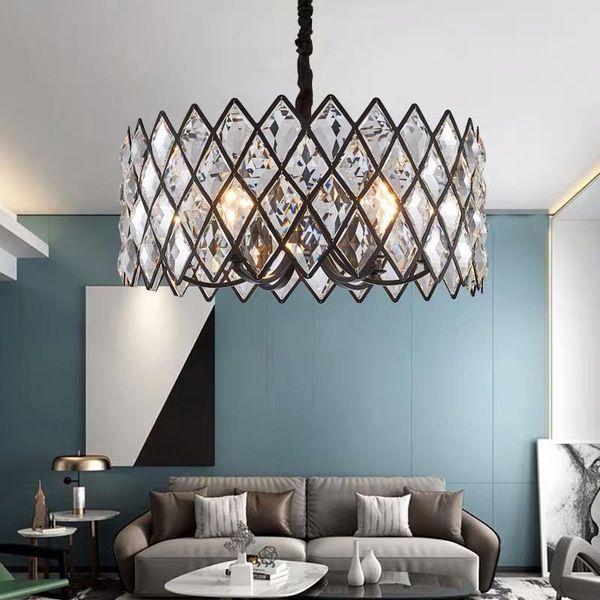 modern crystal hanging chandelier black round lustre design led chandeliers for living dining room lights bedroom lamp
modern crystal hanging chandelier black round lustre design led chandeliers for living dining room lights bedroom lamp