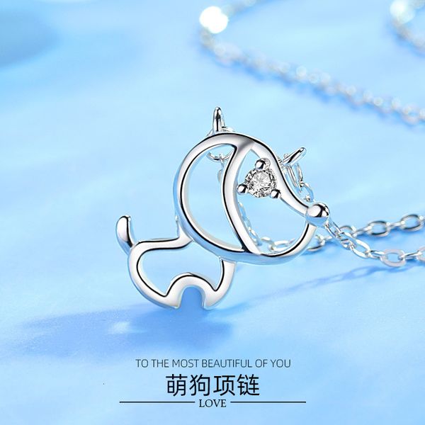 jewelry highly quality women party wedding lovers gifts925 silver puppy necklace women's korean temperament pendant fashion versatile p
jewelry highly quality women party wedding lovers gifts925 silver puppy necklace women's korean temperament pendant fashion versatile p