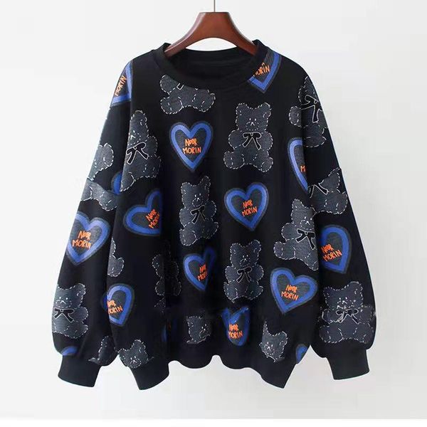 women's hoodies & sweatshirts vintage fall womens clothes arrival 2021 long-sleeved shirt women little bear printed oversized hoodie, Black
women's hoodies & sweatshirts vintage fall womens clothes arrival 2021 long-sleeved shirt women little bear printed oversized hoodie, Black