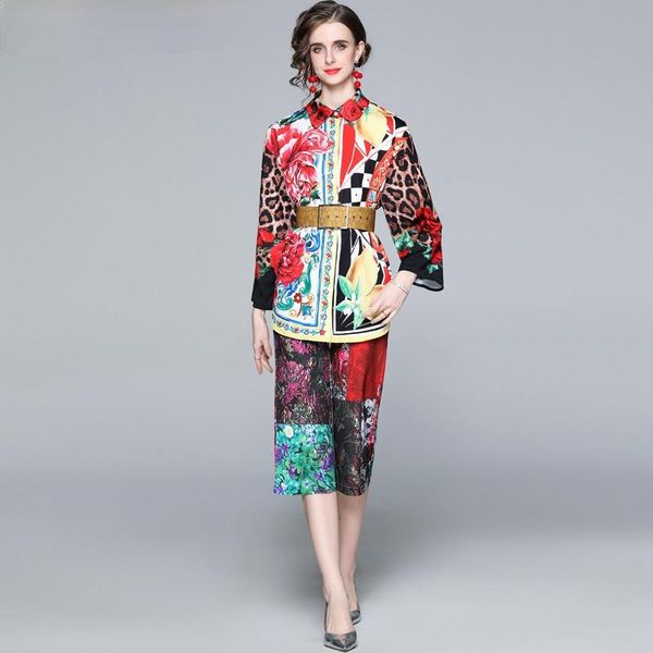 boho two pieces calf-length pants women flower print loose long shirt + straight cropped trousers sashes 2 set women's piece, White
boho two pieces calf-length pants women flower print loose long shirt + straight cropped trousers sashes 2 set women's piece, White