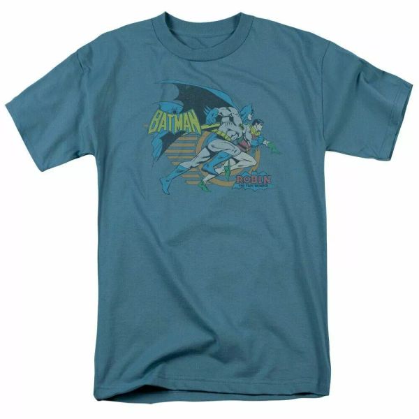 Robin Duo T Shirt Mens Licensed Classic Batman DC Comics Tee Slate, White;black
Robin Duo T Shirt Mens Licensed Classic Batman DC Comics Tee Slate, White;black
