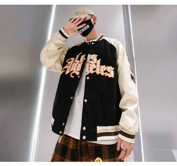 women's jackets 2021 spring&autumn embroidery baseball jacket coat men's couple bomber boyfriend style varsity hiphop street, Black;brown
women's jackets 2021 spring&autumn embroidery baseball jacket coat men's couple bomber boyfriend style varsity hiphop street, Black;brown