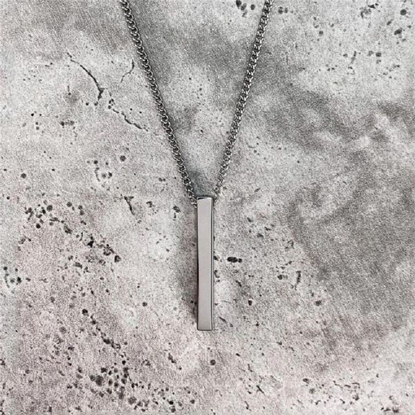 pendant necklaces 2021 classic rectangle necklace men stainless steel black color cuban chain jewelry gift for, Silver
pendant necklaces 2021 classic rectangle necklace men stainless steel black color cuban chain jewelry gift for, Silver
