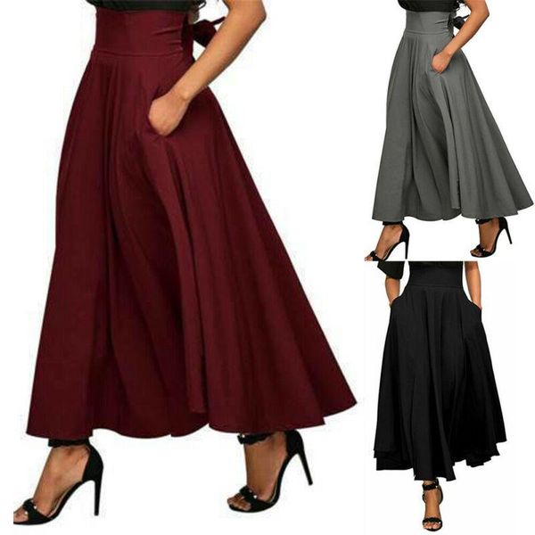 skirts autumn women stretch high waist skater flared pleated swing long skirt pockets fashion casual warm slim solid lady tutu, Black
skirts autumn women stretch high waist skater flared pleated swing long skirt pockets fashion casual warm slim solid lady tutu, Black