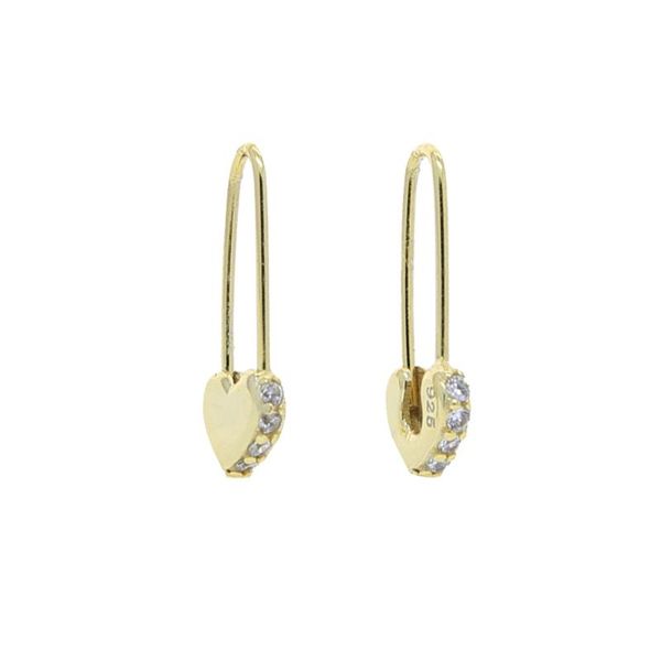 stud arrival tiny cute 925 sterling silver cz paved safety pin long earrings ear threader fashion jewelry exquisite, Golden;silver
stud arrival tiny cute 925 sterling silver cz paved safety pin long earrings ear threader fashion jewelry exquisite, Golden;silver