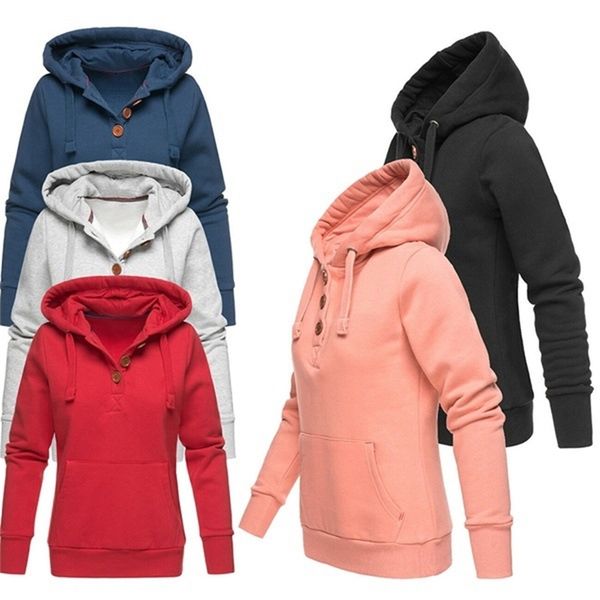 Spring and autumn loose long sleeve Plush Pullover Hooded door tube 3-button pocket sweater, Pink
Spring and autumn loose long sleeve Plush Pullover Hooded door tube 3-button pocket sweater, Pink