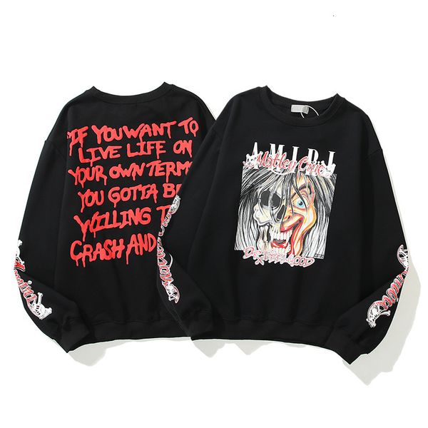 hoodies 21 autumn and winter fog horror one eye double face h sleeve printing drawing back letter loose men's women's long, Black
hoodies 21 autumn and winter fog horror one eye double face h sleeve printing drawing back letter loose men's women's long, Black