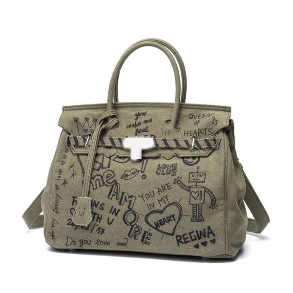 fashion big size travel art graffiti hand painting draw women totes canvas handbags gifts army green ready make bags
fashion big size travel art graffiti hand painting draw women totes canvas handbags gifts army green ready make bags