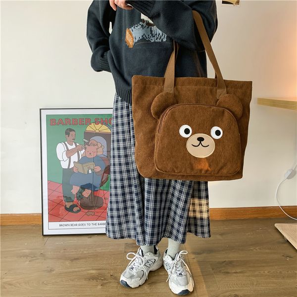 korean version of cartoon ins cute bag vintage corduroy girl messenger japanese bear student shoulder portable hmmrr
korean version of cartoon ins cute bag vintage corduroy girl messenger japanese bear student shoulder portable hmmrr