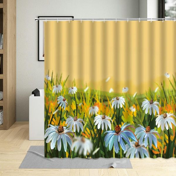 white daisy floral plant pastoral bathroom decor blooming flower countryside shower curtain waterproof fabric bath curtains set
white daisy floral plant pastoral bathroom decor blooming flower countryside shower curtain waterproof fabric bath curtains set