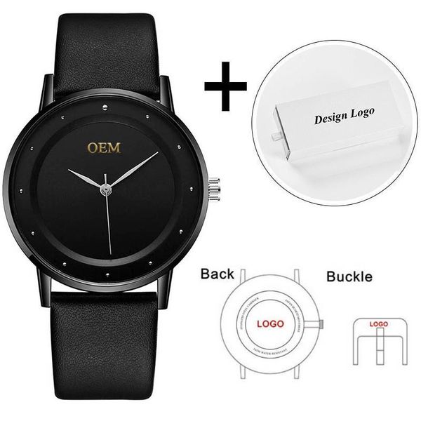 wristwatches cl042 personalized man black watches classic private label genuine leather strap mens customized, Slivery;brown
wristwatches cl042 personalized man black watches classic private label genuine leather strap mens customized, Slivery;brown