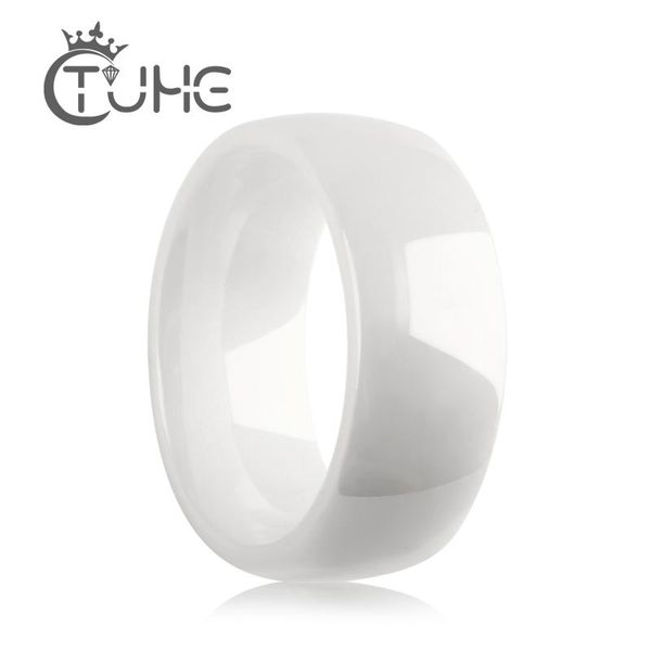 cluster rings 8mm width smooth men comefor fit white ceramic for women wedding party anniversary jewelry wholesale, Golden;silver
cluster rings 8mm width smooth men comefor fit white ceramic for women wedding party anniversary jewelry wholesale, Golden;silver
