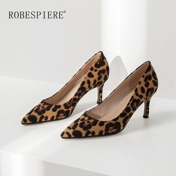 dress shoes robespiere quality flock leopard women's pumps thin heels pointed toe party slip on wedding ladies a54, Black
dress shoes robespiere quality flock leopard women's pumps thin heels pointed toe party slip on wedding ladies a54, Black