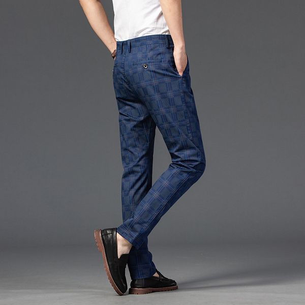 fashion streetwear men clothing 7 color straight slim casual pants trousers trend black plaid
fashion streetwear men clothing 7 color straight slim casual pants trousers trend black plaid