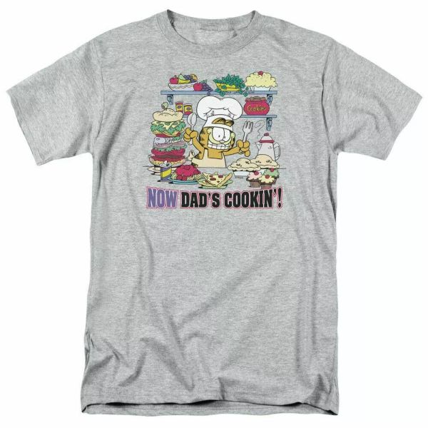 garfield now dads cooking t shirt mens licensed jim davis comics tee sport gray, White;black
garfield now dads cooking t shirt mens licensed jim davis comics tee sport gray, White;black