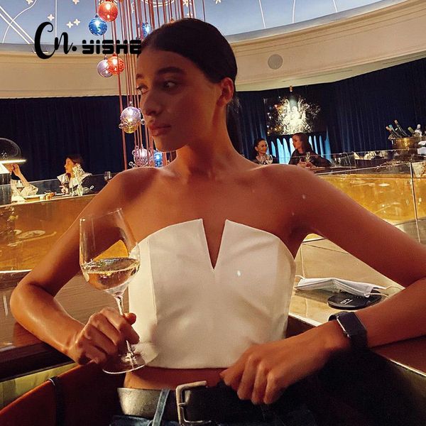cnyishe sleeveless pu leather crop women's tube fashion tank streetwear off shoulder zipper lady vest female 210419, White
cnyishe sleeveless pu leather crop women's tube fashion tank streetwear off shoulder zipper lady vest female 210419, White