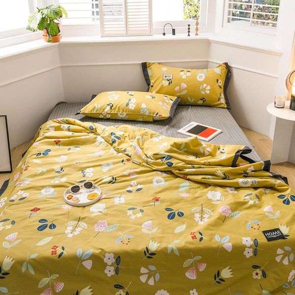 comforters & sets denisroom 100% cotton summer quilt yellow air-conditioning quilted soft bedspread comforter bed cover quilting we44#
comforters & sets denisroom 100% cotton summer quilt yellow air-conditioning quilted soft bedspread comforter bed cover quilting we44#