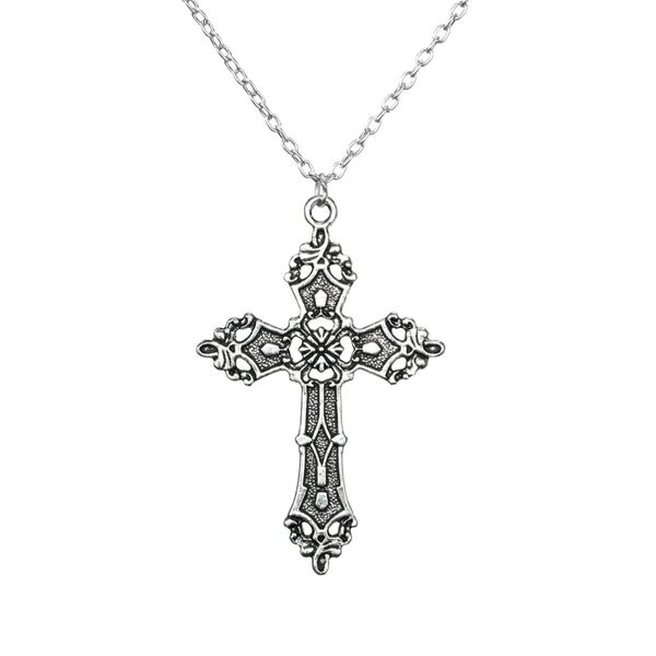 fashion vintage cross pendant necklaces for women men gift punk gothic hip hop jewelry choker wholesale, Silver
fashion vintage cross pendant necklaces for women men gift punk gothic hip hop jewelry choker wholesale, Silver