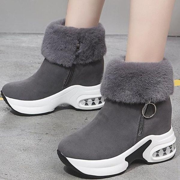 boots ankle women plush platform shoes winter fur warm snow for ladies thick heel female fashion casual botas mujer, Black
boots ankle women plush platform shoes winter fur warm snow for ladies thick heel female fashion casual botas mujer, Black