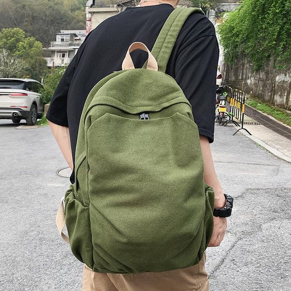 backpack female solid color canvas travel bag women large capacity lappleated for teenage
backpack female solid color canvas travel bag women large capacity lappleated for teenage