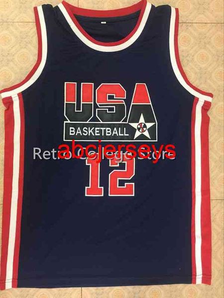 14 charles barkley 12 john stockton 15 johnson 1992 dream team 's basketball jersey stitched embroidery ncaa xs-6xl, Black
14 charles barkley 12 john stockton 15 johnson 1992 dream team 's basketball jersey stitched embroidery ncaa xs-6xl, Black