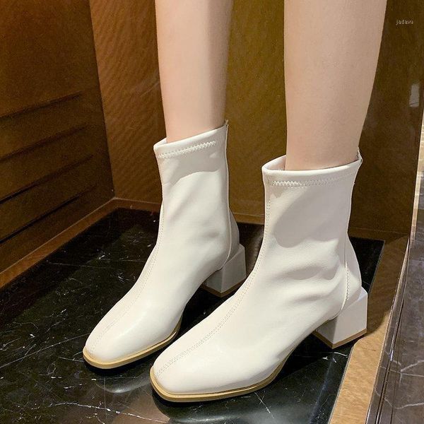 boots socks and children of autumn square head thin 2021 ins fashion net red thick heel elastic1, Black
boots socks and children of autumn square head thin 2021 ins fashion net red thick heel elastic1, Black