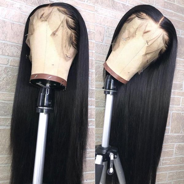 synthetic wigs natural jet black lace front wig 13*4 silky straight daily for women
synthetic wigs natural jet black lace front wig 13*4 silky straight daily for women