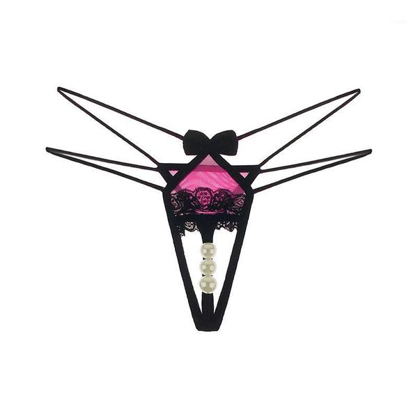 women's panties sitonjwly elastic bandage underwear lengerie female g-string transparent lace thong pearl, Black;pink
women's panties sitonjwly elastic bandage underwear lengerie female g-string transparent lace thong pearl, Black;pink