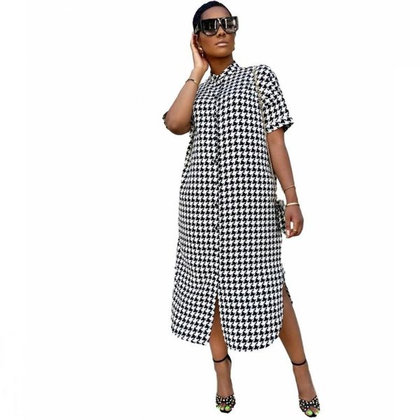 casual dresses fashionable shirt style button dress ladies long street large size loose home commuter print women, Black;gray
casual dresses fashionable shirt style button dress ladies long street large size loose home commuter print women, Black;gray