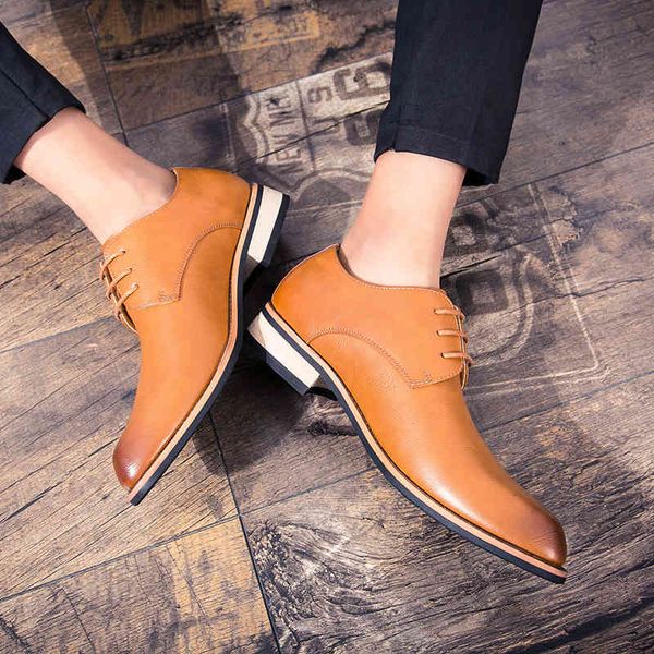 dress shoes pointed toe formal man leather oxfords spring autumn men italy business wedding party for male, Black
dress shoes pointed toe formal man leather oxfords spring autumn men italy business wedding party for male, Black