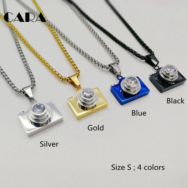 pendant necklaces arrival stainless steel hip hop camera necklace with cubic zirconia stone 60cm popcorn chain cara0122, Silver
pendant necklaces arrival stainless steel hip hop camera necklace with cubic zirconia stone 60cm popcorn chain cara0122, Silver