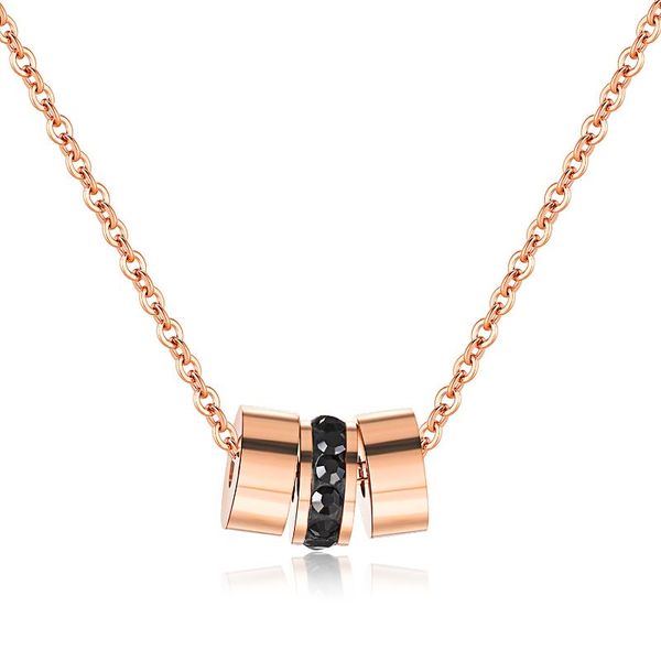 pink gold color beads with link chain fashin choker stainless steel jewelry necklace pendant necklaces, Silver
pink gold color beads with link chain fashin choker stainless steel jewelry necklace pendant necklaces, Silver