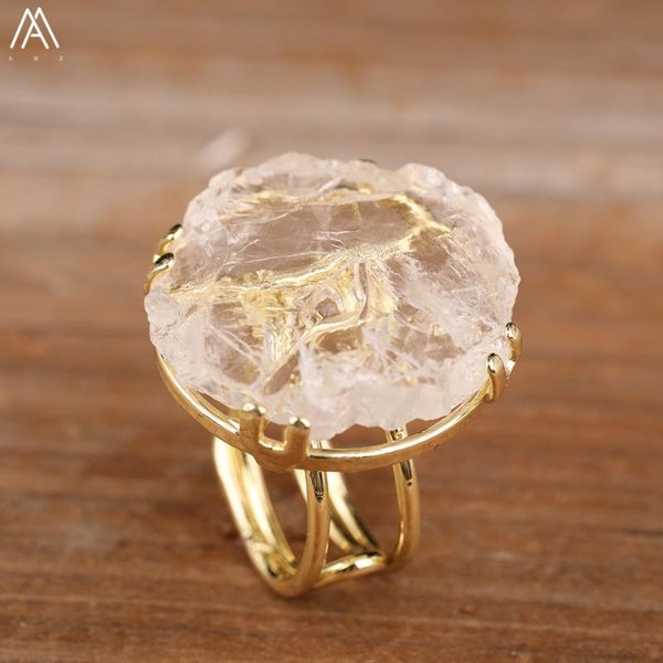 wedding rings natural white quartz crystal irregular beads gold adjustable jewelry women gemstones statement finger dropship, Slivery;golden
wedding rings natural white quartz crystal irregular beads gold adjustable jewelry women gemstones statement finger dropship, Slivery;golden