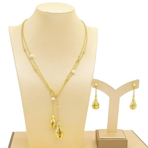 earrings & necklace yulaili brazil's gold jewelry sets pendant for women birthday valentines day gifts dubai jewelery, Silver
earrings & necklace yulaili brazil's gold jewelry sets pendant for women birthday valentines day gifts dubai jewelery, Silver