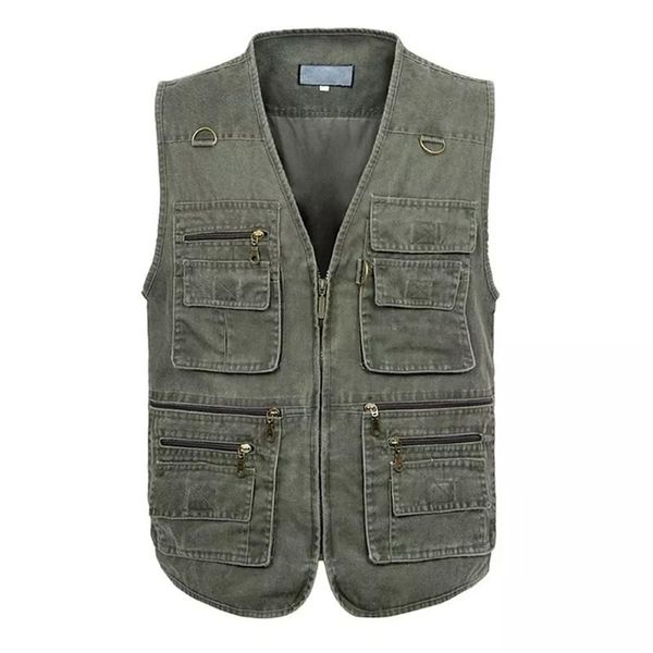 male casual summer big size cotton sleeveless vest with many pockets men multi pocket pograph waistcoat men's vests, Black;white
male casual summer big size cotton sleeveless vest with many pockets men multi pocket pograph waistcoat men's vests, Black;white