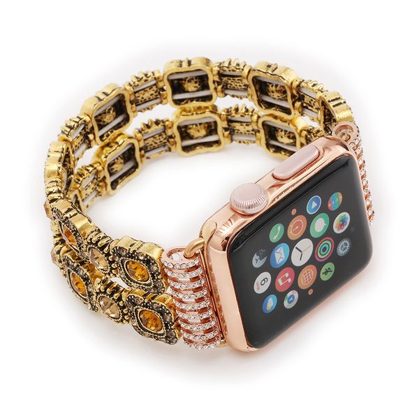 luxury natural agate stretch bracelet straps for apple watch band 7 41mm 45mm 38mm 40mm 42/44mm women's jewelry gem beads watchband wri
luxury natural agate stretch bracelet straps for apple watch band 7 41mm 45mm 38mm 40mm 42/44mm women's jewelry gem beads watchband wri