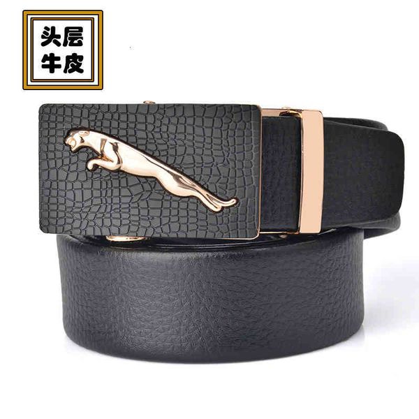 head leopard men's automatic personality buckle versatile business leisure leather belt, Black;brown
head leopard men's automatic personality buckle versatile business leisure leather belt, Black;brown