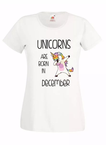 t-shirt shirt women j2071 pageant are born in december birthday unicorn, White;black
t-shirt shirt women j2071 pageant are born in december birthday unicorn, White;black