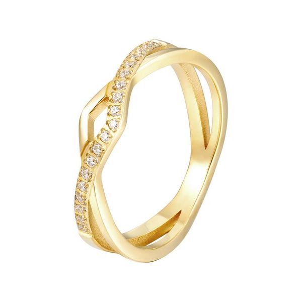 wedding rings elegant double line cross one cnc inlaid zircon ring titanium steel high polished jewelry gold color woman love gift, Slivery;golden
wedding rings elegant double line cross one cnc inlaid zircon ring titanium steel high polished jewelry gold color woman love gift, Slivery;golden