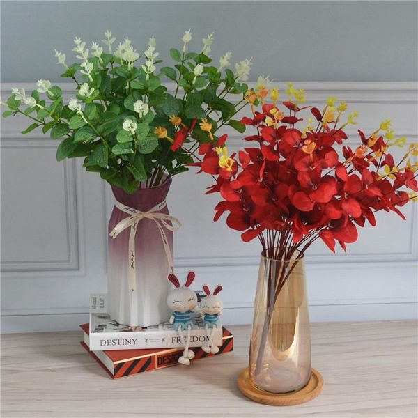 forks plastic eucalyptus leaves fake plants flower material for wedding wall home decoration greenery plant leaf decor decorative flowers &
forks plastic eucalyptus leaves fake plants flower material for wedding wall home decoration greenery plant leaf decor decorative flowers &