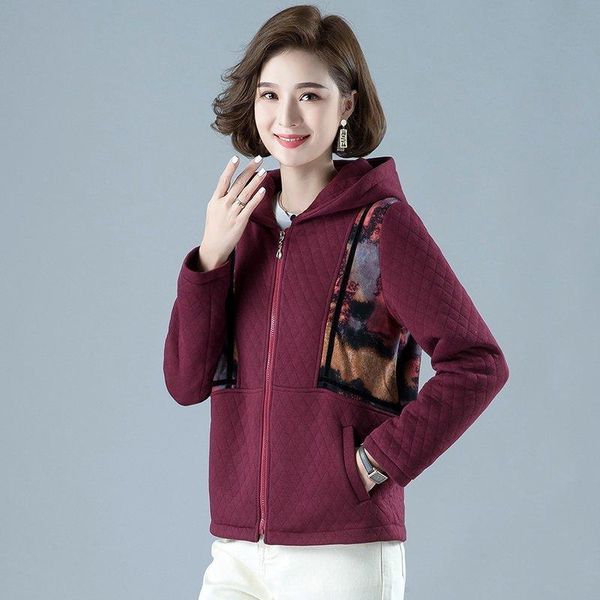 spring/autumn/winter quilted patchwork jacket female coat woman short hooded zipper warm outerwear women's jackets, Black;brown
spring/autumn/winter quilted patchwork jacket female coat woman short hooded zipper warm outerwear women's jackets, Black;brown
