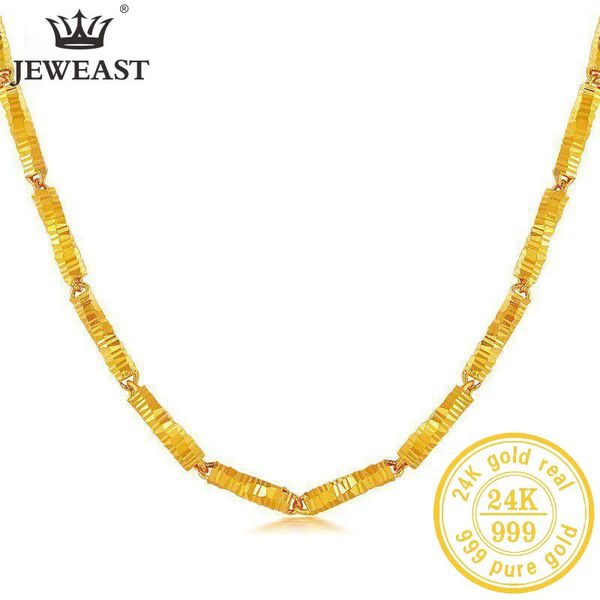 chains jlzb 24k pure gold necklace real au 999 solid chain simple brightly moving upscale classic party fine jewelry sell, Silver
chains jlzb 24k pure gold necklace real au 999 solid chain simple brightly moving upscale classic party fine jewelry sell, Silver