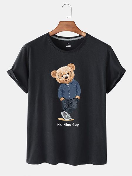 women's t-shirt lh20631 spring and summer arrival soft funny bear pattern printing casual fitness short sleeve for woman, White
women's t-shirt lh20631 spring and summer arrival soft funny bear pattern printing casual fitness short sleeve for woman, White