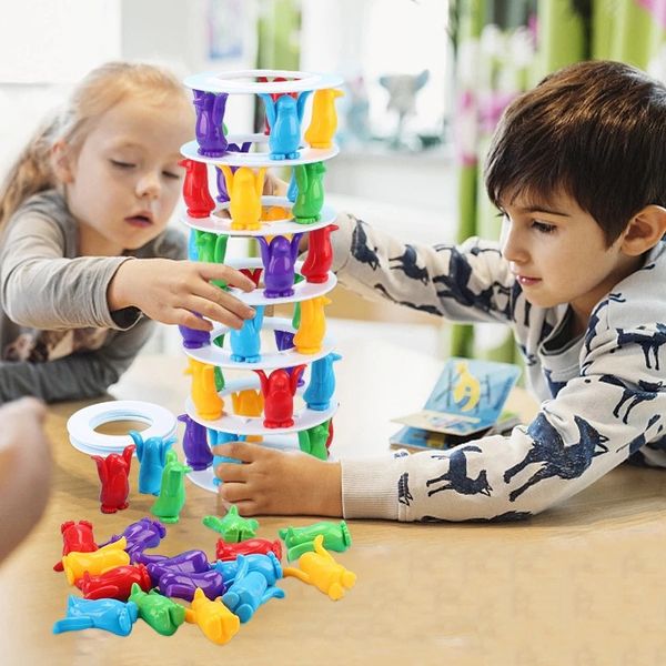 3pieces/lotpenguin tower falling down balance game building block toys for family education children christmas birthday gifts
3pieces/lotpenguin tower falling down balance game building block toys for family education children christmas birthday gifts