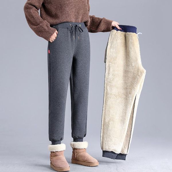 autumn winter thicke lamb velvet sweatpants women plus loose casual pants outer trousers size warm women's 3xl & capris, Black;white
autumn winter thicke lamb velvet sweatpants women plus loose casual pants outer trousers size warm women's 3xl & capris, Black;white