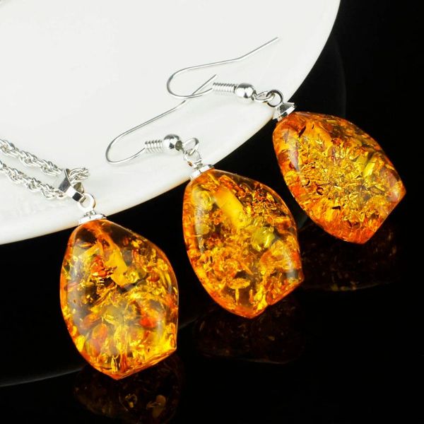 earrings & necklace tear drop baltic simulated synthetic pendant earring wedding women's jewelry set l40801 luxury fashion sets, Silver
earrings & necklace tear drop baltic simulated synthetic pendant earring wedding women's jewelry set l40801 luxury fashion sets, Silver