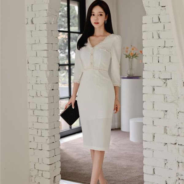 women elegant dress ol office lady high waist pencil female spring party dresses gothic clothing vestidos mujer wm42 casual, Black;gray
women elegant dress ol office lady high waist pencil female spring party dresses gothic clothing vestidos mujer wm42 casual, Black;gray