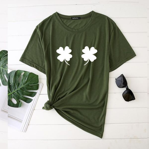 women's t-shirt st patrick's day two shamrocks printing woman tshirts graphic tee women aesthetic vintage clothes female short sle, White
women's t-shirt st patrick's day two shamrocks printing woman tshirts graphic tee women aesthetic vintage clothes female short sle, White