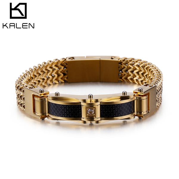 kalen new gold color stainless steel link chain bracelets for men magnet clasp shell male charm bracelets jewelry accessory, Golden;silver
kalen new gold color stainless steel link chain bracelets for men magnet clasp shell male charm bracelets jewelry accessory, Golden;silver